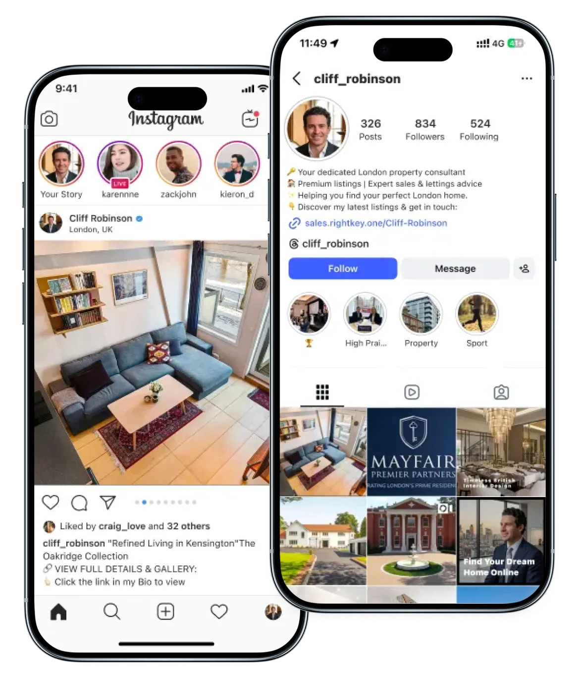 Instagram traffic starts with a person
